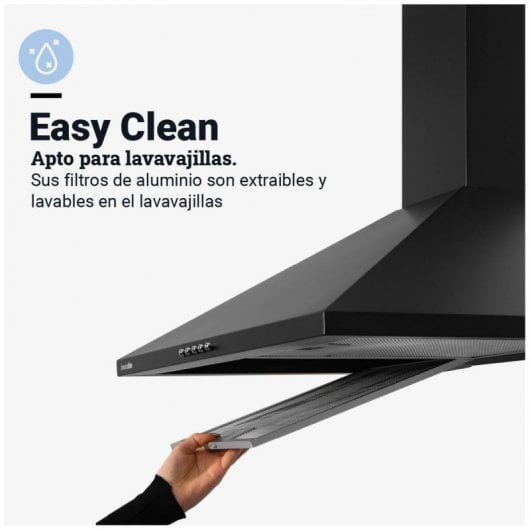 Universal Blue Everest 4060B Campana Decorativa 60cm Negra