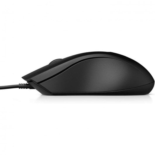 Rato HP Wired 100 USB 1600 DPI Preto Ambidestro