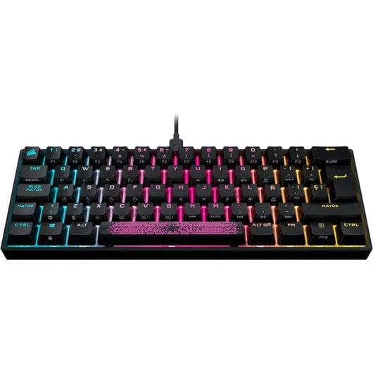Corsair K65 Mini Teclado Mecánico Gaming RGB Switch Cherry MX Speed Negro