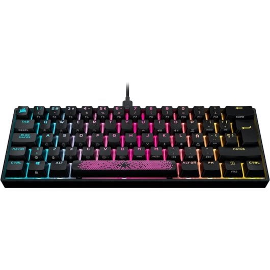 Corsair K65 Mini Tastiera da gioco meccanica Switch RGB Cherry MX Speed Nero