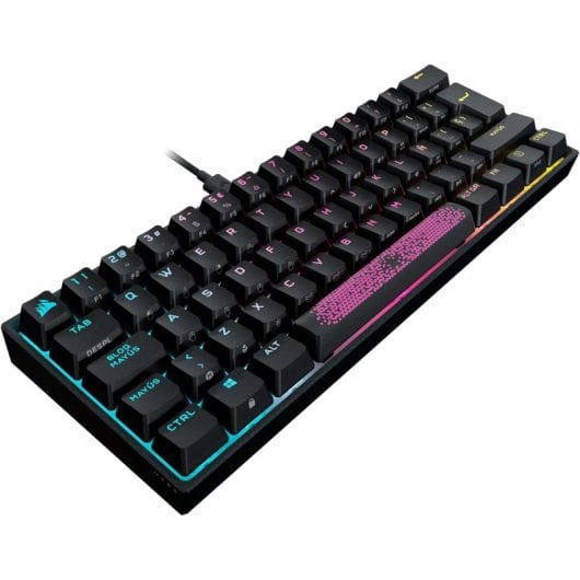 Corsair K65 Mini Tastiera da gioco meccanica Switch RGB Cherry MX Speed Nero