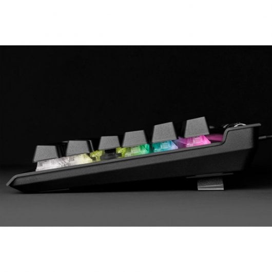 Corsair K70 RGB TKL Champion Series Commutateur de clavier de jeu mécanique Cherry MX Rouge Noir