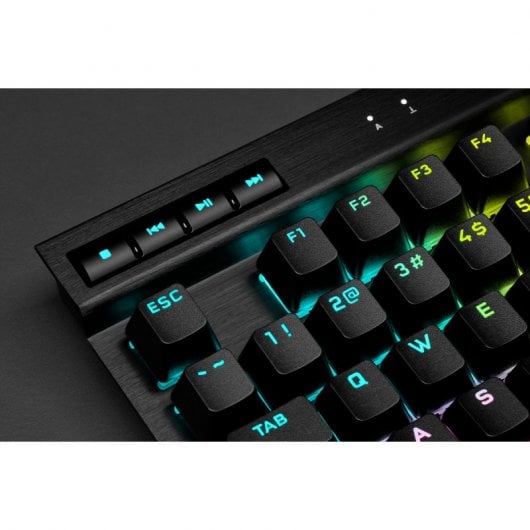 Corsair K70 RGB TKL Champion Series Commutateur de clavier de jeu mécanique Cherry MX Rouge Noir