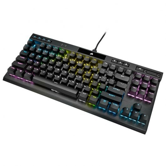 Corsair K70 RGB TKL Champion Series Commutateur de clavier de jeu mécanique Cherry MX Rouge Noir