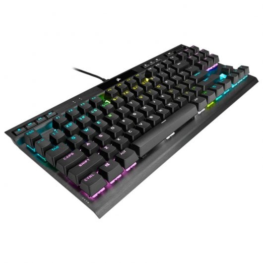 Corsair K70 RGB TKL Champion Series Commutateur de clavier de jeu mécanique Cherry MX Rouge Noir
