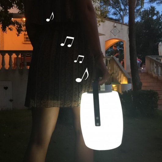 Lumisky Lucy Play Altoparlante Bluetooth LED Bianco 31 cm