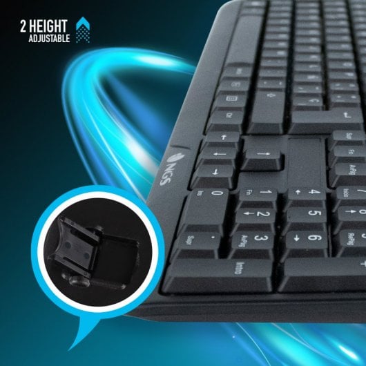 NGS FunkyV3 Teclado Preto