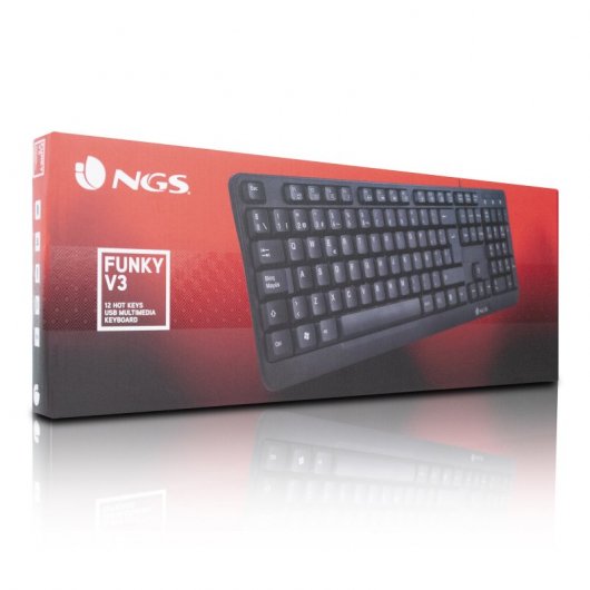 NGS FunkyV3 Teclado Preto