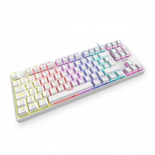 Energy Sistem ESG K7 Silent-Ninja Teclado Mecánico Gaming RGB Switch Red Blanco