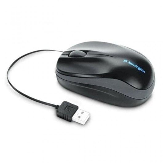 Ratón Kensington Pro Fit USB Retráctil 1000 DPI Noir