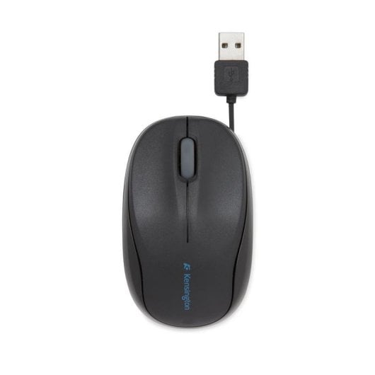 Ratón Kensington Pro Fit USB Retráctil 1000 DPI Noir