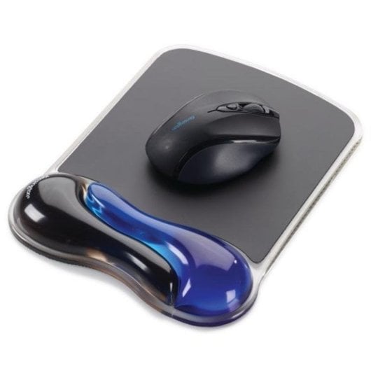 Tapete de rato Kensington Duo Gel com repousapoilhos Azul/Negro