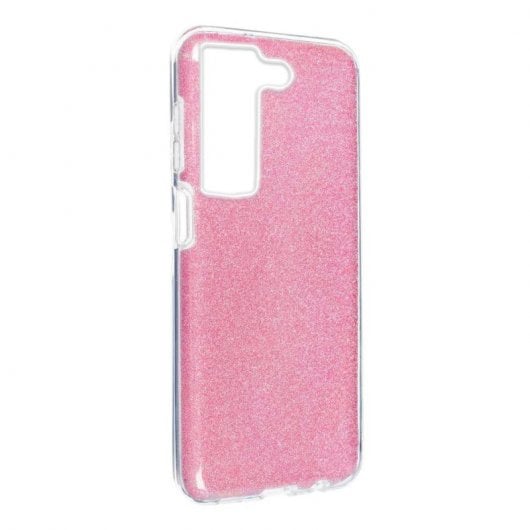 Coque Cool Pink Glitter pour Samsung Galaxy S22 Plus S906