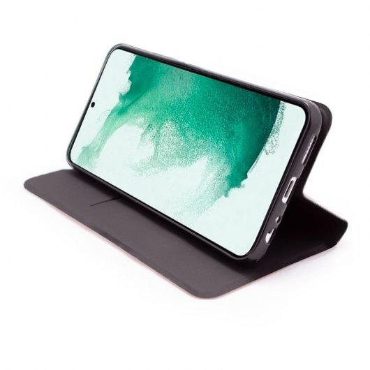 Cool Case Flip Cover Elegance Noir pour Samsung Galaxy S22 Plus S906