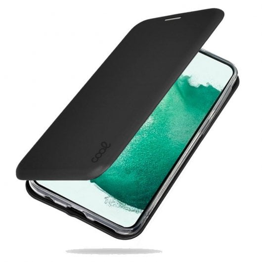 Cool Case Flip Cover Elegance Noir pour Samsung Galaxy S22 Plus S906