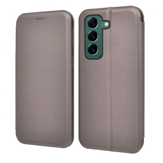 Cool Flip Cover Elegance Capa para Samsung Galaxy S22 Plus S906 Prateada