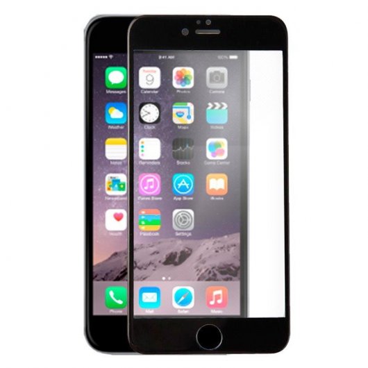 Fantastica protezione per schermo in vetro temperato nero 3D completo per iPhone 6 Plus/6s Plus