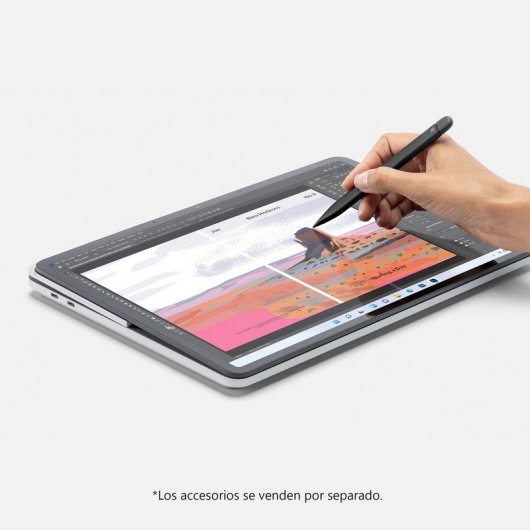 Microsoft Surface Laptop Studio Intel Core i5-11300H/16GB/256GB SSD/14.4" Táctil Platino+Microsoft 365 Personal 12 Meses