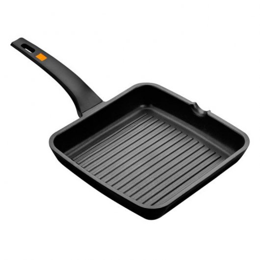 BRA Efficient Grill Pan con strisce in alluminio pressofuso 22 cm