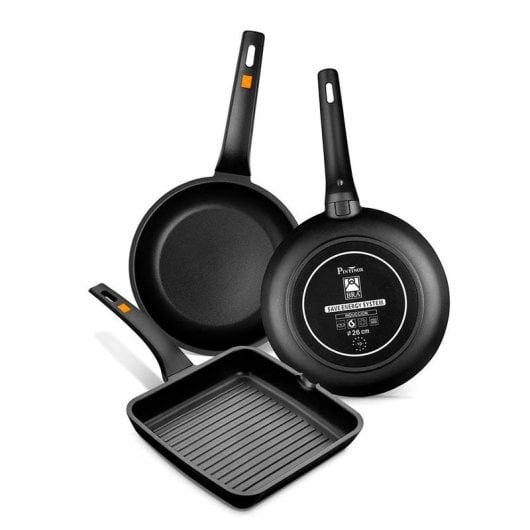 BRA Efficient Sartén Grill con Rayas 22cm Alluminio