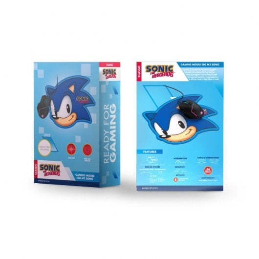 Energy Sistem Pack ESG M2 Sonic Rato Gaming 6400 DPI + Tapete