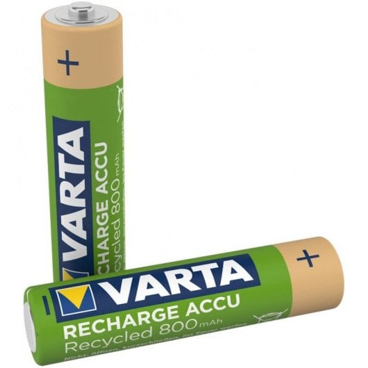 Batterie ricaricabili AAA riciclate Varta 800 mAh 2 unità