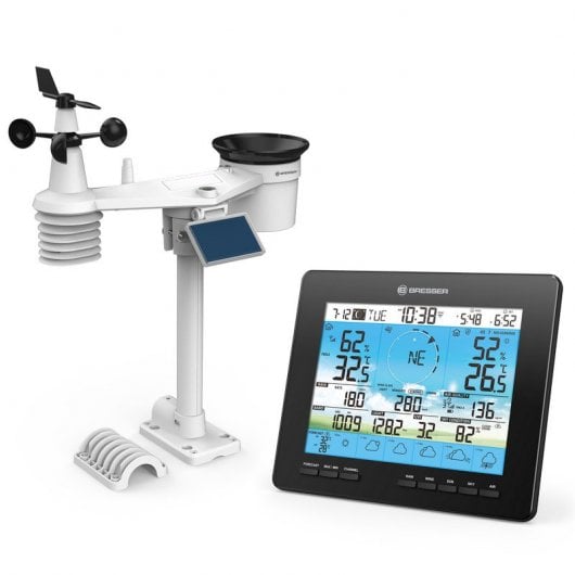 Bresser 4cast Pro Centro Meteorológico 7 en 1 Wi-Fi Blanco