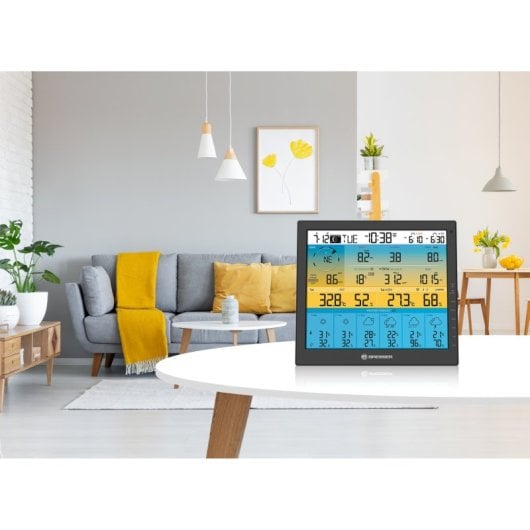 Bresser 4Cast Pro SF Estação Meteorológica 7 em 1 WiFi Branco