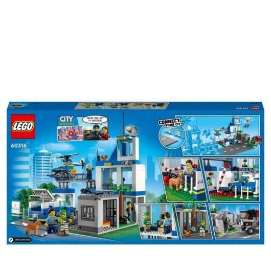LEGO City Polizeistation 60316 668 Teile