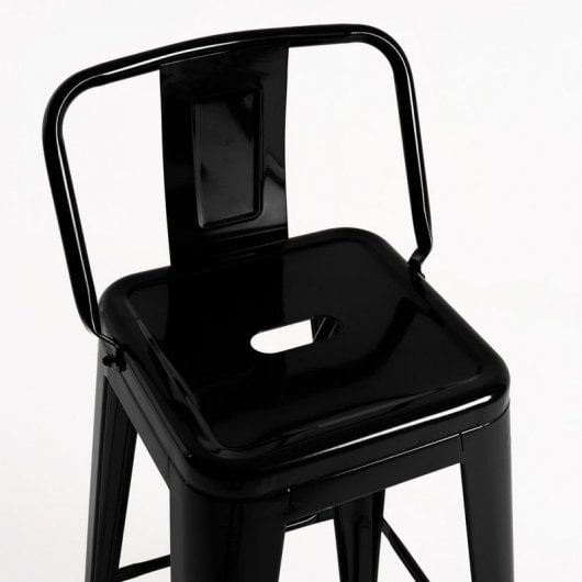 Packs Taburetes Altos - Pack 2 Taburetes Torix Respaldo - Negro