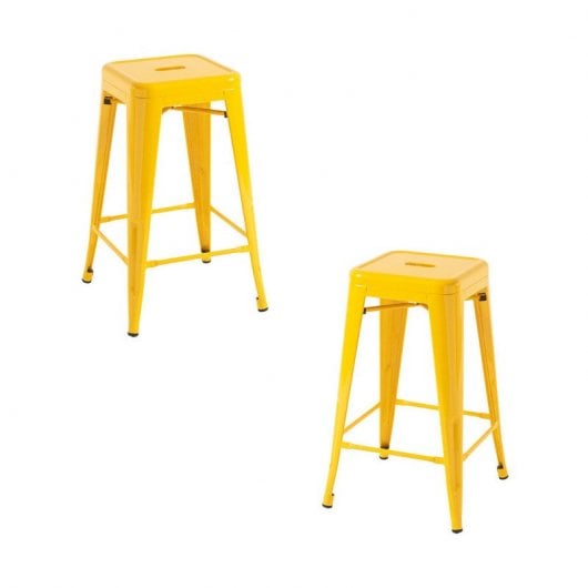 Packs Taburetes Bajos - Pack 2 Taburetes Torix Bajos - Amarillo