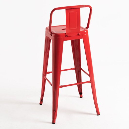 Packs Taburetes Altos - Pack 6 Taburetes Torix Respaldo - Rojo