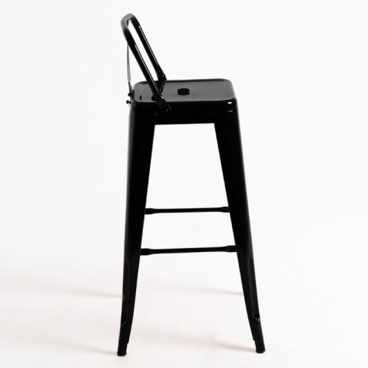 Packs Taburetes Altos - Pack 4 Taburetes Torix Respaldo - Negro
