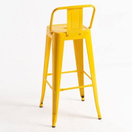 Packs Taburetes Altos - Pack 6 Taburetes Torix Respaldo - Amarillo
