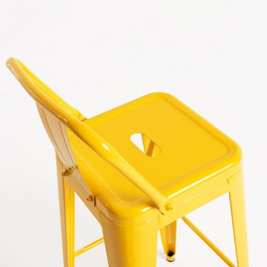 Packs Taburetes Altos - Pack 6 Taburetes Torix Respaldo - Amarillo