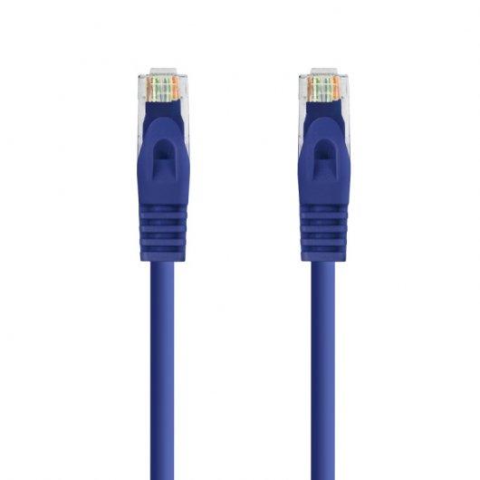 Nanocable Netzwerkkabel RJ45 UTP LSZH Cat.6A 25cm Blau
