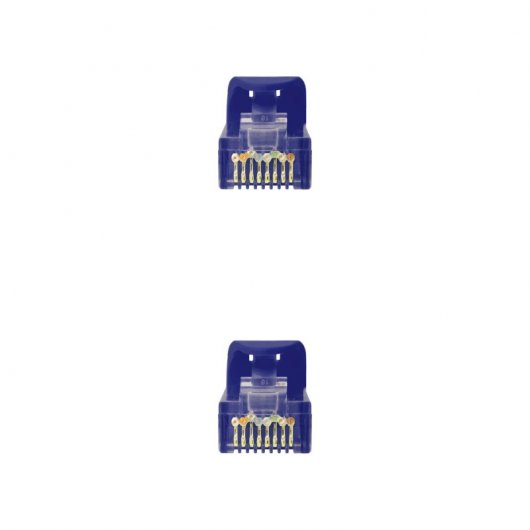 Nanocable Netzwerkkabel RJ45 UTP LSZH Cat.6A 25cm Blau