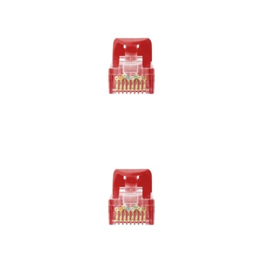 Nanocable Netzwerkkabel RJ45 LSZH Cat. 6A UTP AWG24 25cm Rot