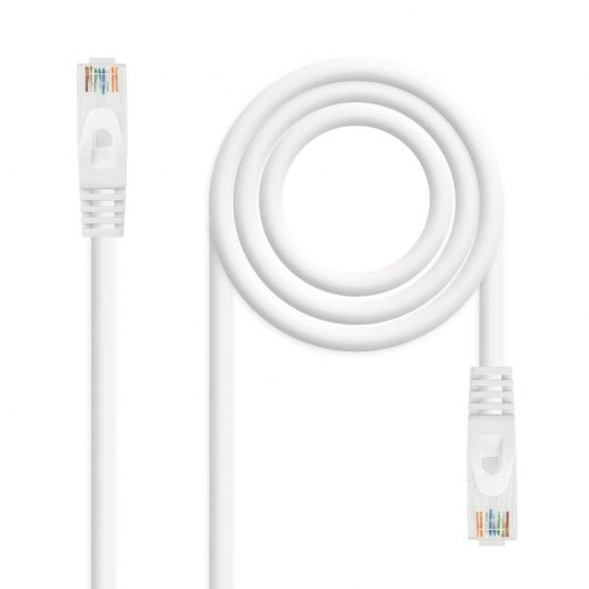 Nanocable Netzwerkkabel RJ45 UTP LSZH Cat.6A 25cm Weiß