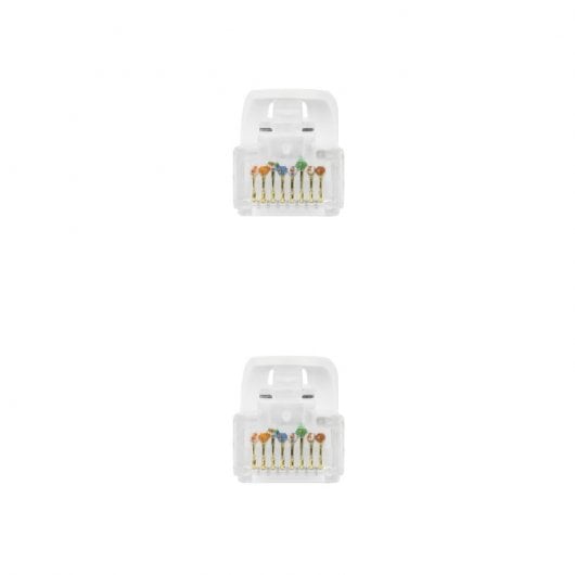 Nanocable Netzwerkkabel RJ45 UTP LSZH Cat.6A 25cm Weiß