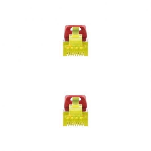 Nanocable Cable de Red RJ45 SFTP LSZH Cat.6A 25cm Rojo
