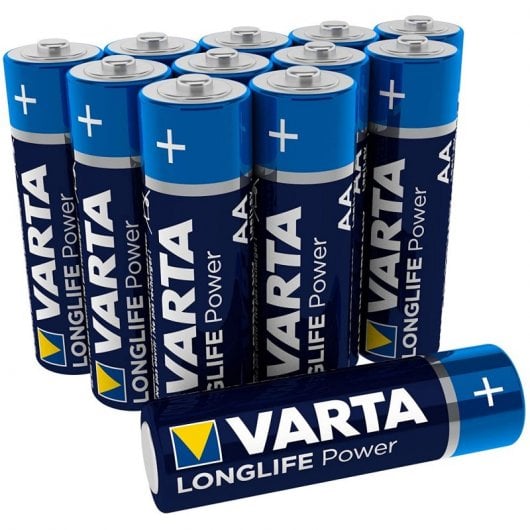 Pacote Varta Long Life 12 pilhas alcalinas AA LR03