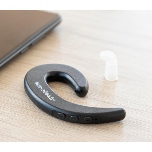 InnovaGoods Ceaser Auricular Monoaural Inalámbrico Negro