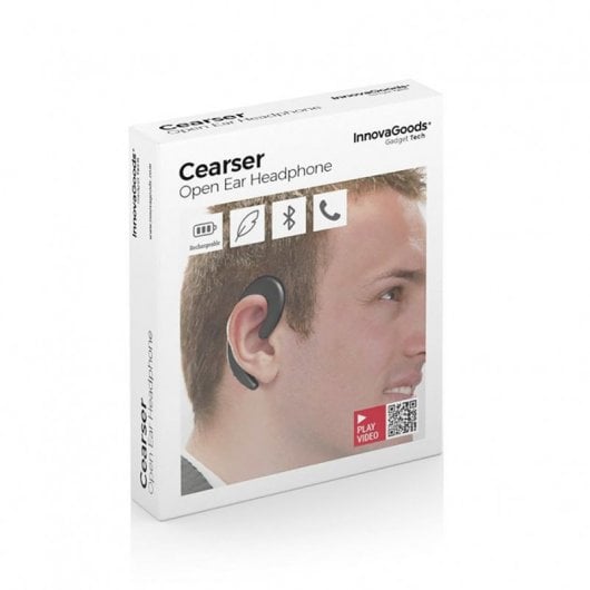 InnovaGoods Ceaser Auricular Monoaural Inalámbrico Negro