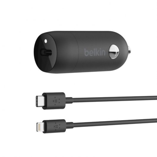 Belkin Cargador Rápido USB-C para Coche 20 W Boost Charge