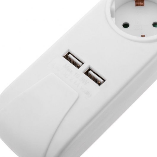 Master regleta universal 4 tomas con interruptor 73490