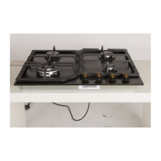 Solthermic SA022W Placa de Gas 4 Zonas Negra