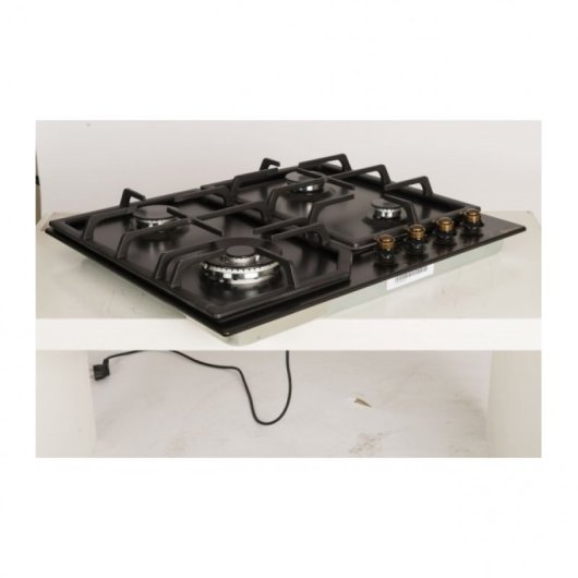 Solthermic SA022W Placa de Gas 4 Zonas Negra