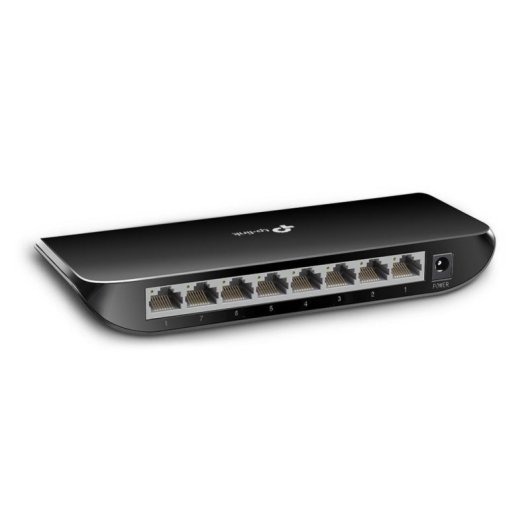 Switch TP-Link TL-SG1008D 8 Puertos Gigabit No Administrado Bajo Consumo Pared Escritorio