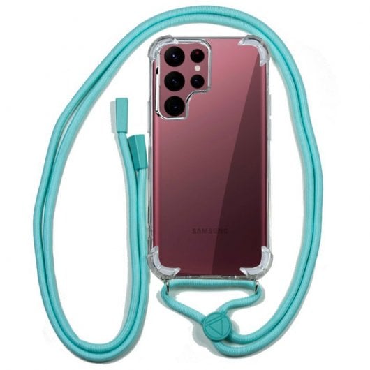 Capa com cordão Cool Mint para Samsung Galaxy S22 Ultra S908